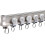 Tringle à rideaux flexible en aluminium gris 500 cm 1