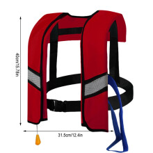 Inflatable Fishing Vest for Adults Manual Air Expansion