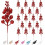 Glitter Berry Tree Picks Silver Stems 18-Pack 1
