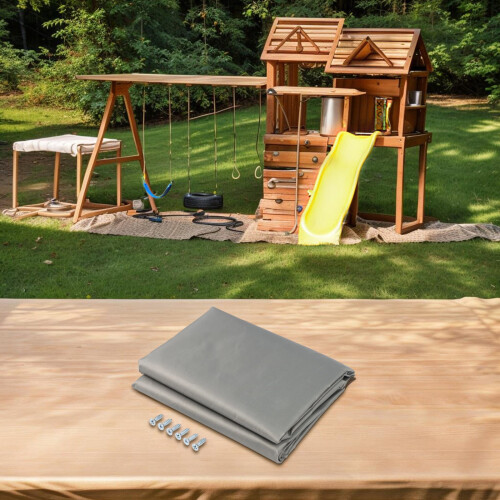 Dustproof Canopy for Outdoor Playgrounds 132 x 228 cm 1