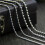 S925 Sterling Silver Beaded Link Chain Necklace 3mm 27.6 1