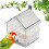 Parrot Feeder External Pull-Out Dual-Chamber 7.28x5.71x5.51 8