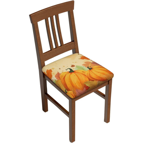 Stolsöverdrag med pumpabladsdesign, 6-pack 40x40 cm