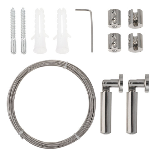 Corde en acier inoxydable réglable style rustique