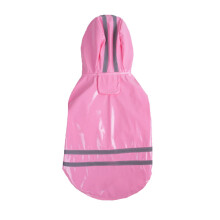 Imperméable pour chien à capuche, léger en PU avec fermetures à pression