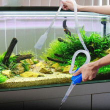 Akvariumvattenväxlare Grusvakuumpump Halvautomatisk