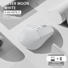 Trådlös 2.4G tyst mus uppladdningsbar för skrivbord och