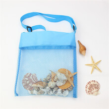 Kids Beach Mesh Toy Storage Bag Adjustable Messenger