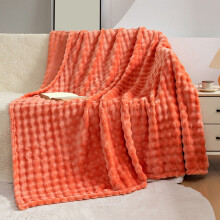 Orange fluffy blanket ultra-soft 3959 inch