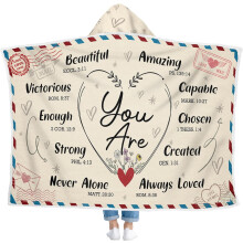 Couverture polaire pour femme 50 x 60 pouces