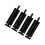 Black Adjustable Sofa Feet 15cm 4 Pcs 2