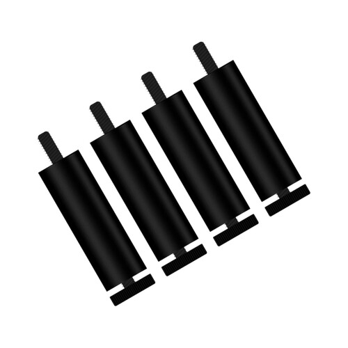 Black Adjustable Sofa Feet 15cm 4 Pcs 2
