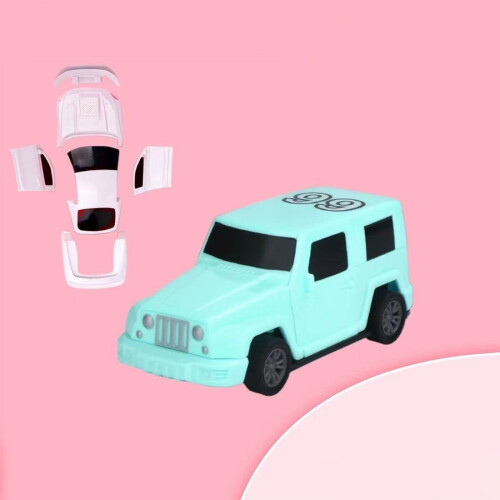 Break-Away Pull Back Cars Set Blau Pink 3er-Pack