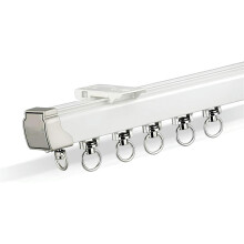 Takskena för gardiner och rumsavdelare 480 cm aluminium