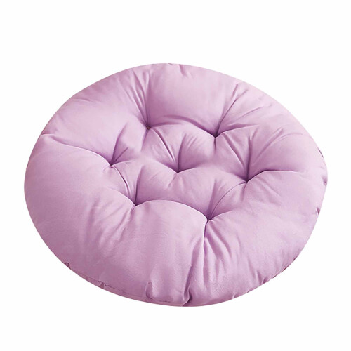 Coussin de siège rond en mousse unie (1 pièce)