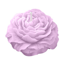 Bougie parfumée rose en forme de rose (lot de 10)