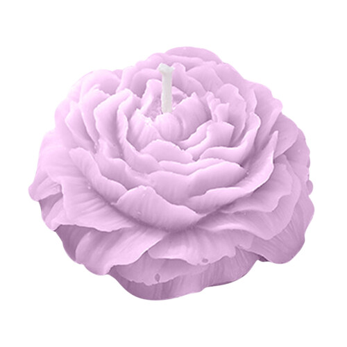 Bougie parfumée rose en forme de rose (lot de 10)
