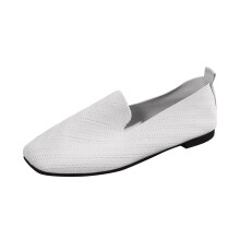 Women's knit slip-on casual shoes round toe size 7 US