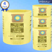 Sacs filtrants jetables haute efficacité pour réservoirs de 15 à 22 gallons