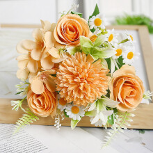 Bouquet di peonie di seta da 30 cm, fiori artificiali per vaso