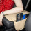 Protezione in pelle per bracciolo auto con tasca organizer laterale 1