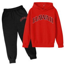 Completo felpa hawaiano da ragazzo, taglia 6