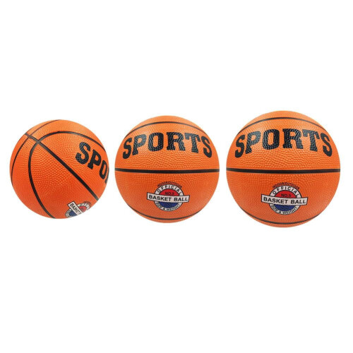Gumový basketbalový míč s vysokou elasticitou, odolný proti oděru 2