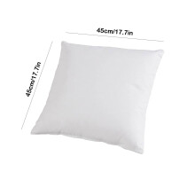 Oreillers carrés en tissu non tissé doux, lot de 2