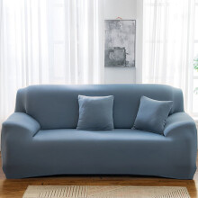 Housse de canapé gris-bleu pour 3 places, 74,8–90,55 pouces