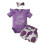 Ensemble body d'été pour bébé fille avec short fleuri et 1