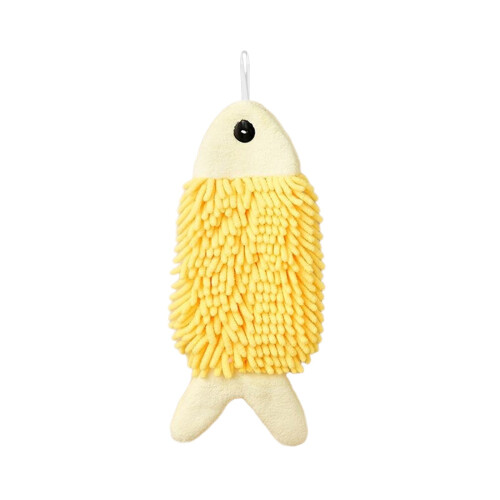 Fiskformade handdukar i mikrofiber, 3-pack