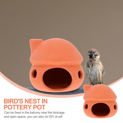 Nid d'argile pour petits oiseaux, élevage (1 pièce) 2