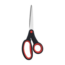 Red Left-Handed Scissors Stainless Steel 1PC