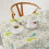 Tischdecke im Mid-Century-Modern-Stil mit Atomsternmuster 2