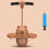 Capybara-shaped pogo ball 26 inch 1