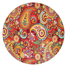 Boho-Tischdecke mit elastischem Saum, wasserdicht, Oxford-Gewebe, 45-52