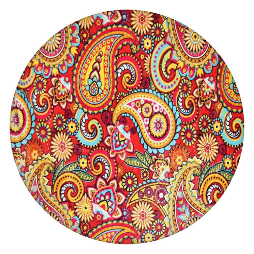 Boho-Tischdecke mit elastischem Saum, wasserdicht, Oxford-Gewebe, 45-52