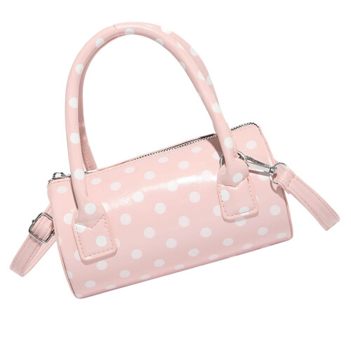 Borsa a tracolla con motivo alla moda e tracolla regolabile