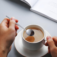 Lingură de cafea din oțel inoxidabil cu mâner lung, 1 bucată
