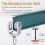 Barre de douche flexible, système de rail double au plafond, 180 cm 4