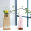 Mini Pink Snow Christmas Tree with Wooden Base 5