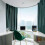 Rail de rideau GXCZ robuste pour plafond/mur, blanc, 150 cm 7