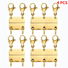 Chiusura magnetica per collana a strati con separatore multifilare