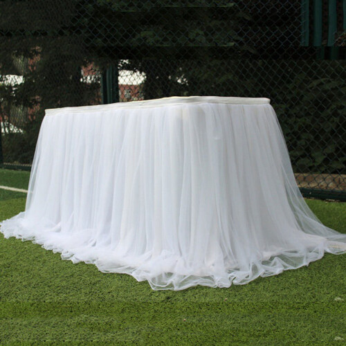 Gonna da tavolo multicolore per matrimoni, confezione da 1