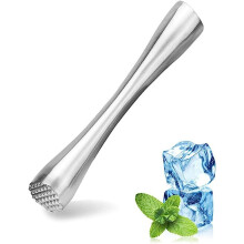 Cocktailstötare i rostfritt stål, 8 tum