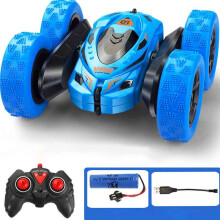 RC Stuntauto 2,4 GHz, terreinvaardig, met 360 flips en LED-verlichting