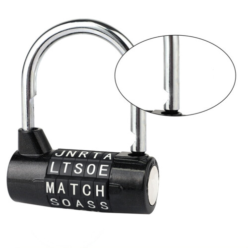 5-Digit Combination Padlock for Cabinet Luggage Wardrobe 2