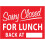 Μεταλλική πινακίδα με την ένδειξη 'Sorry Closed for Lunch' 12x16 ίντσες 1