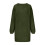 Oversize-Strickkleid für Damen, langärmelig, einfarbig 3