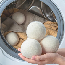 Boules de séchage en laine naturelle (paquet de 6)